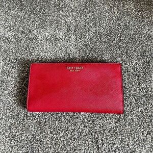 Red Kate Spade Wallet